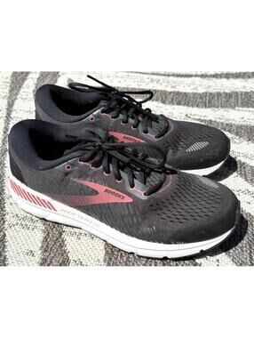 Brooks Addiction GTS 15 Shoes Women US 12 EU 44.5 Black Sneakers Comfort Walking